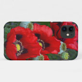 Rode papaver Case-Mate iPhone case (Achterkant (horizontaal))