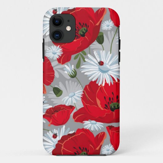 Rode papaver Case-Mate iPhone case (Achterkant)