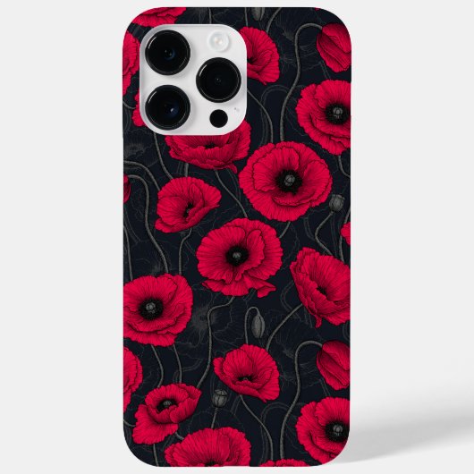 Rode papaver Case-Mate iPhone case (Achterkant)