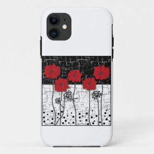 Rode papaver iPhone 11 hoesje
