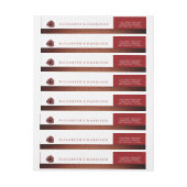 Rode papaver en Burlap Wedding (Vel)