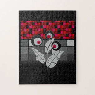 Rode papaver legpuzzel