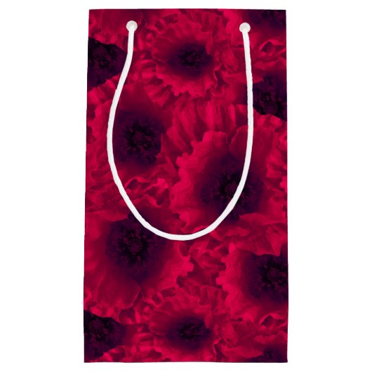 Rode papaver, papaver klein cadeauzakje (Voorkant)