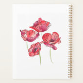 Rode papaver planner (Achterkant)