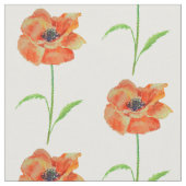 Rode papaver stof (Close Up)