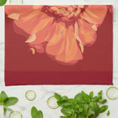 rode papaver theedoek (Gevouwen)