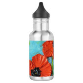 Rode papaver waterfles (Links)