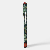 rode papaver William Morris Monogram Case-Mate iPhone Case (Achterkant / Links)