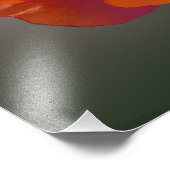 Rode papaverbloem Foto afdrukken Afdruk (Hoek)