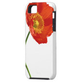 Rode papavereenvoud Case-Mate iPhone case (Achterkant Links)