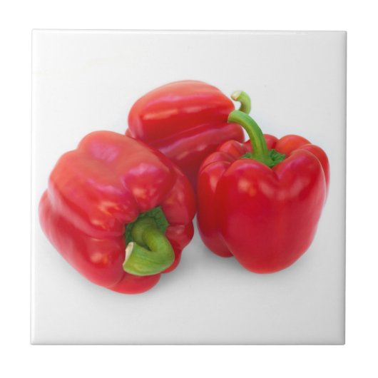 Rode paprika tegeltje (Voorkant)