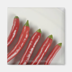 Rode paprika's magneet