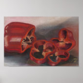 Rode paprika's poster (Voorkant)