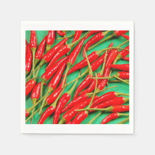 Rode paprika's servet