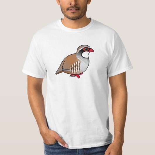 Rode patrijs t-shirt (Voorkant)