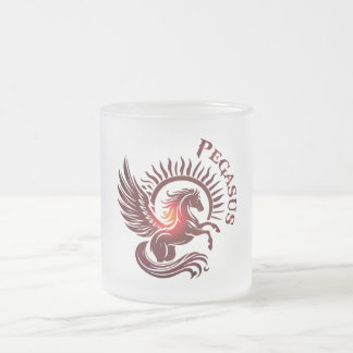 Rode Pegasus2-Glas mok