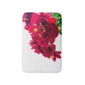 Rode Peony Badmat (Voorkant Verticaal)