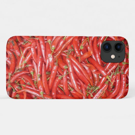 rode peper Case-Mate iPhone case (Achterkant (horizontaal))