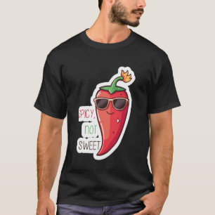 Rode Peper Scherp Niet Zoet Sticker Aesthetic Neur T-shirt