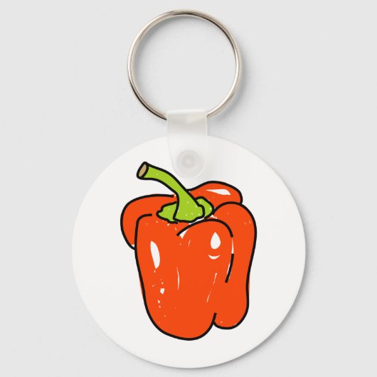 Rode pepper sleutelhanger (Voorkant)