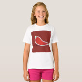 Rode pepper t-shirt (Voorkant volledig)