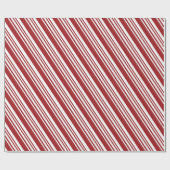 Rode peppermint Stripe Cadeaupapier (Vlak)