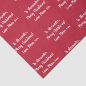 Rode persoonlijke pretkerst van mama tissuepapier (Detail)