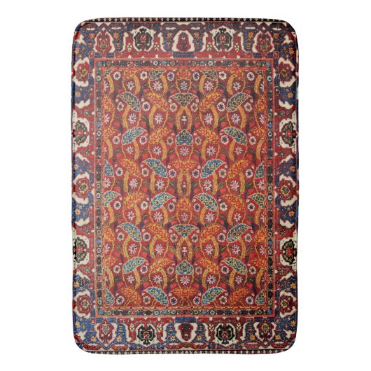 Rode Perzische etnisch-oostelijke ringweg Badmat (Voorkant Verticaal)