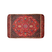 Rode Perzische Rug uit Mashhad Bath Mat (Voorkant)