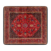 Rode Perzische Rug van het snijbord van Masjhad Snijplank (Voorkant)