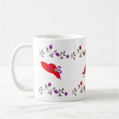 rode pet beker koffiemok (Links)