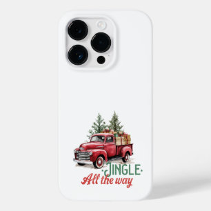 rode pick-up truck Jingle helemaal Case-Mate iPhone 14 Pro Hoesje