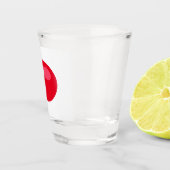 Rode pil shot glas (Rechts)