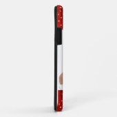 Rode pin stippen met foto Case-Mate iPhone case (Achterkant/rechts)