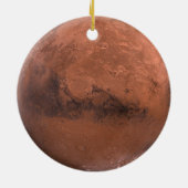 Rode planeet Mars Keramisch Ornament (Achterkant)