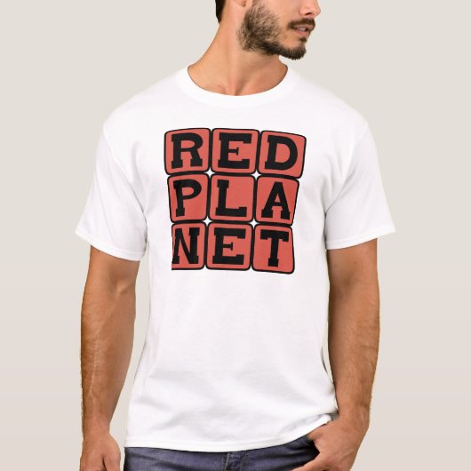 Rode Planeet, Mars T-shirt (Voorkant)