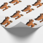 rode poedel cadeaupapier (Hoek)