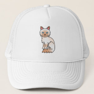 Rode Point Birmaanse / Ragdoll Kat Trucker Pet