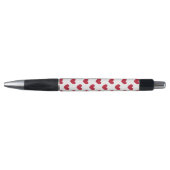 Rode polka harten wit pen (Voorkant)