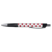 Rode polka harten wit pen (Bodem)