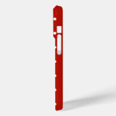 Rode polka stip Case-Mate iPhone case (Achterkant / Links)