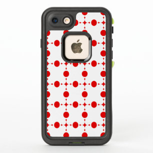 Rode polka stippen, polka stippenpatroon, stippen,