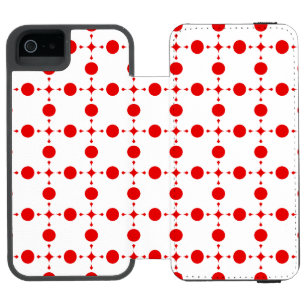 Rode polka stippen, polka stippenpatroon, stippen,