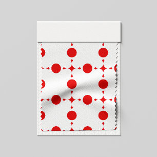 Rode polka stippen, polka stippenpatroon, stippen, stof