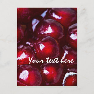 Rode Pomegranaatzaad Briefkaart