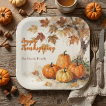 Rode Pompoenen Houten Herfstbladeren Thanksgiving