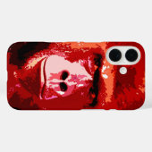 Rode Pop Art Gorilla Case-Mate iPhone Case (Achterkant (horizontaal))