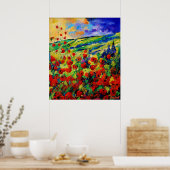 Rode poppies 78 poster (Keuken)
