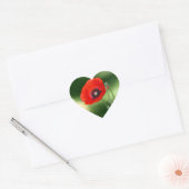 Rode poppyseed Sticker (Envelop)