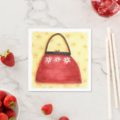 Rode portemonnee - Papieren servetten (Insitu)